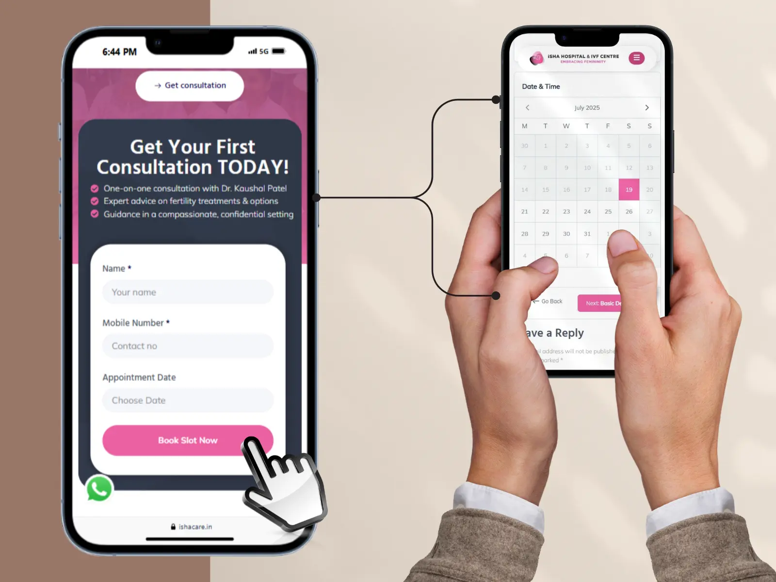 Isha Care 3 Booking isha care