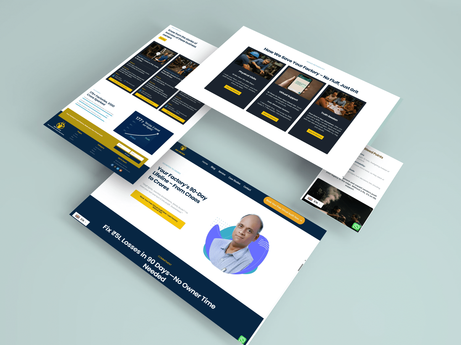 Home 44 isometric web pages mockup scaled