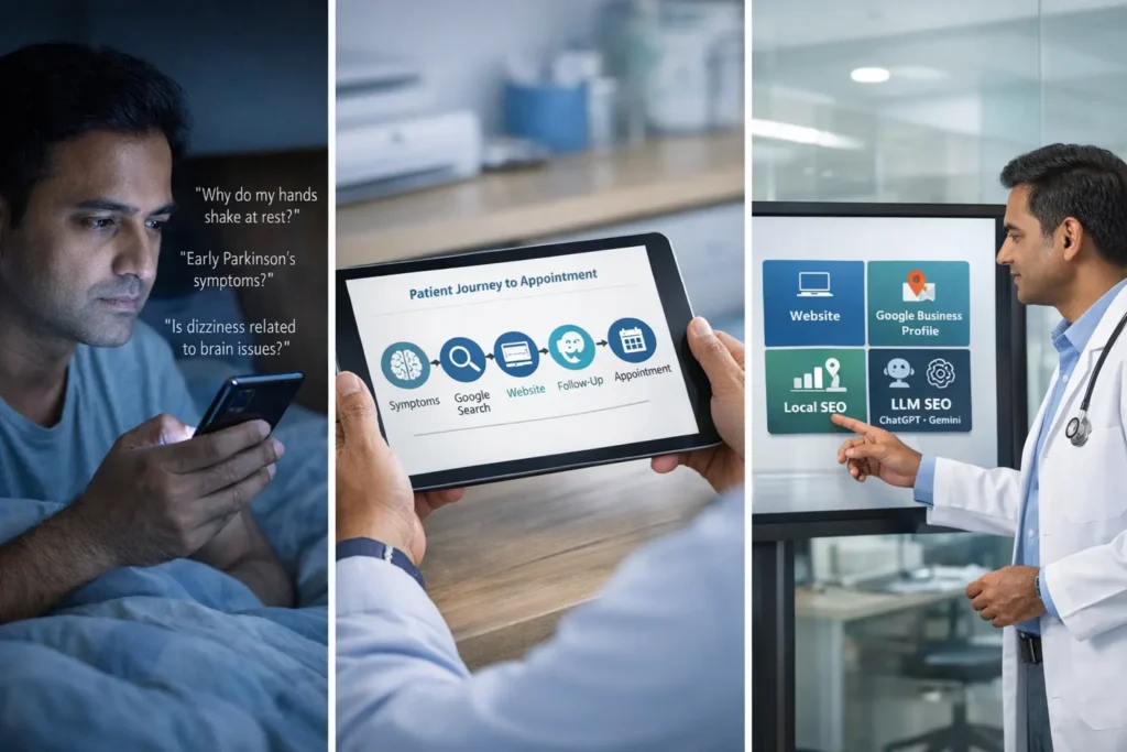 Digital Marketing for neurology Clinics 4 pillars