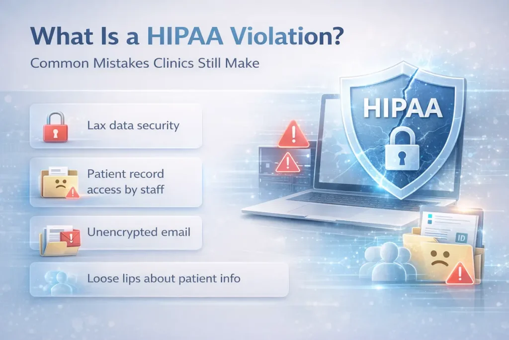 What Is a HIPAA Violation Common Mistakes Clinics Still Make