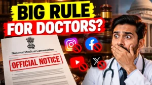 NMC new social media guidelines for doctors in India 2026