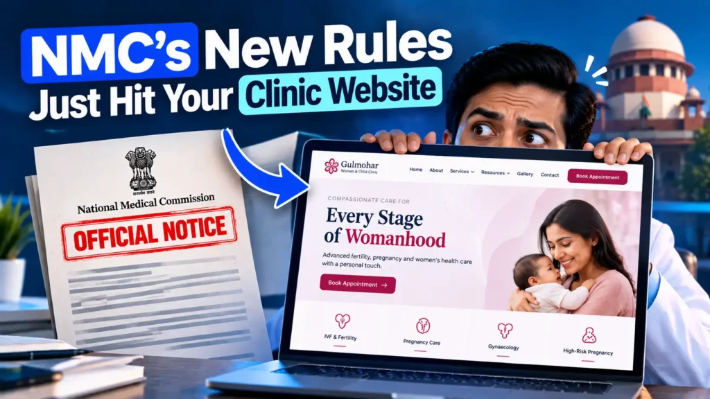 NMC's New Rules Just Hit Your Clinic Website: What to Change, What to Remove, and What It Costs If You Don't