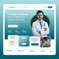 Medical website, Doctor website and landing page design Medical website, Doctor website and landing page design